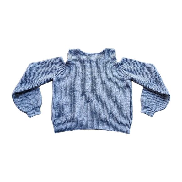 Philosophy Sweater Womens M Knit Wool Blend Cold Shoulder Preppy Business Casual - Picture 4 of 8